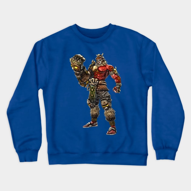 Overwatch Doomfist Avatar Skin Crewneck Sweatshirt by Green_Shirts